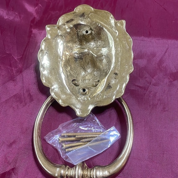 Brass Lion Doorknocker - Picture 3 of 5